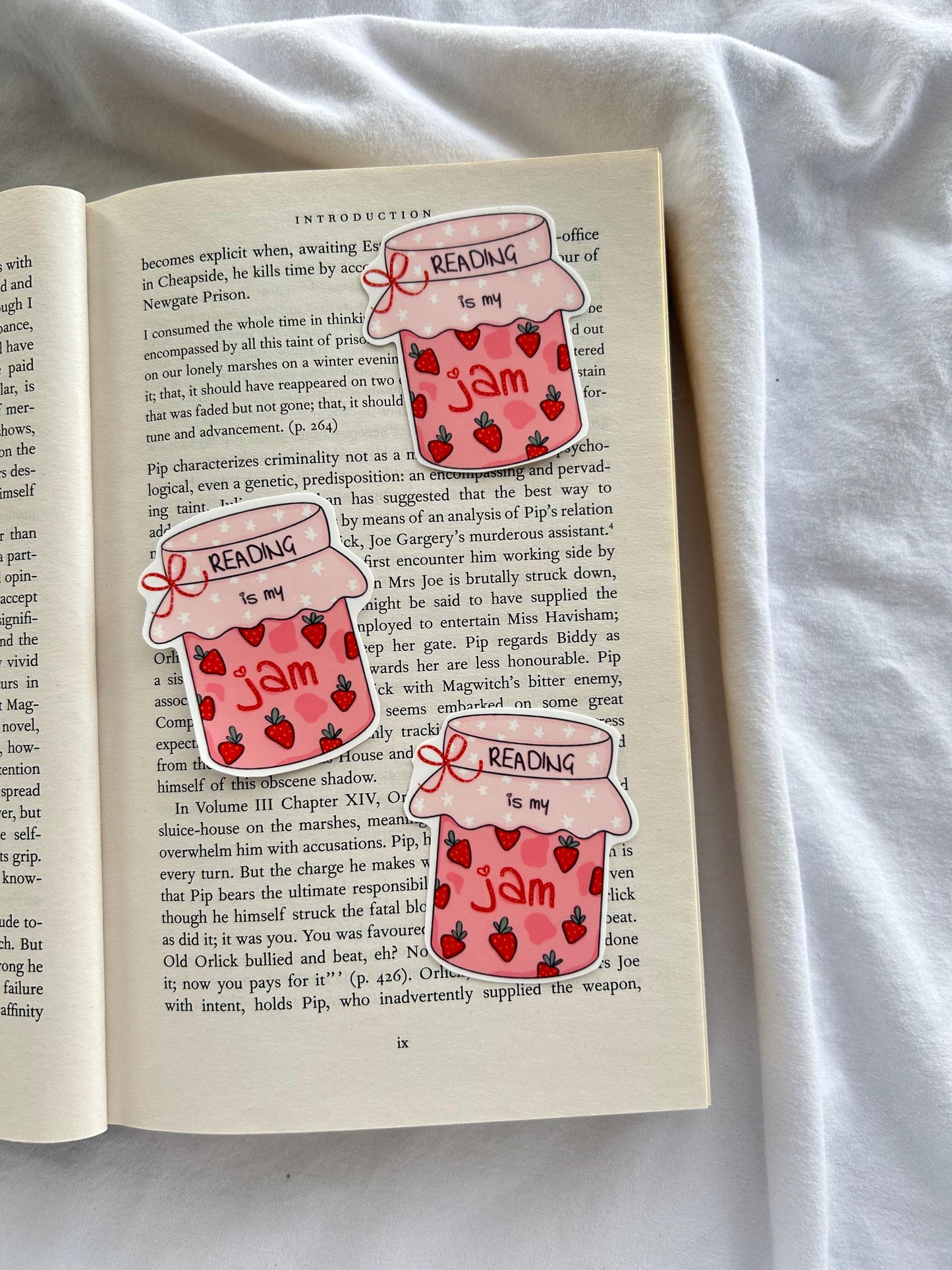 Reading Is My Jam Sticker