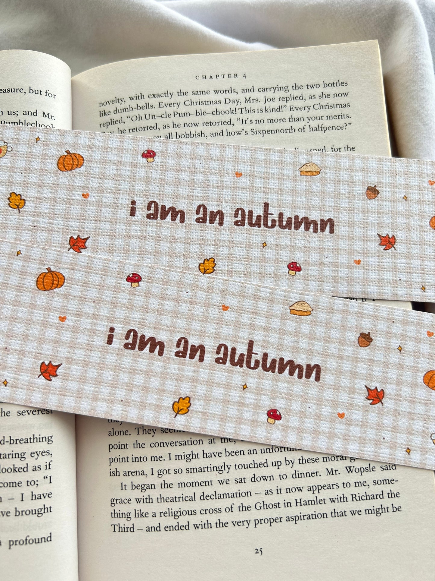 I Am An Autumn Bookmark