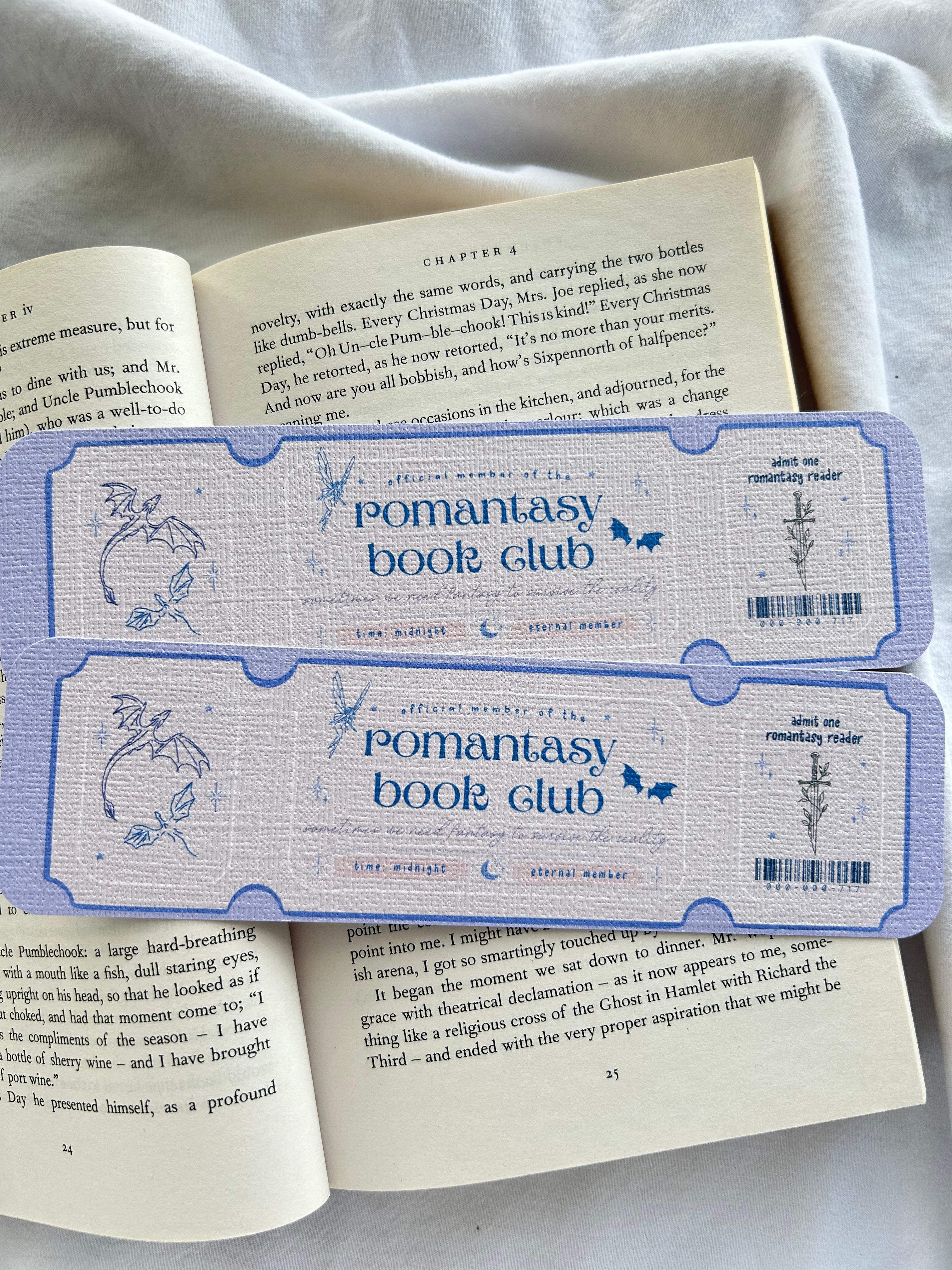 Romantasy Bookclub Bookmark