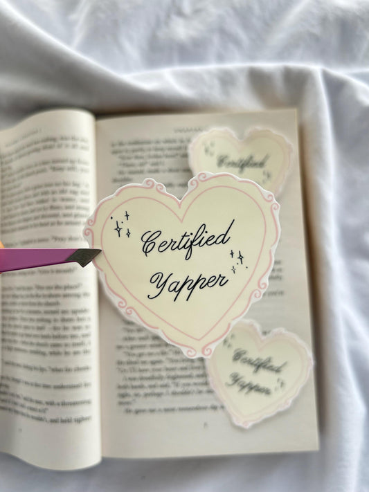 Certified Yapper Sticker