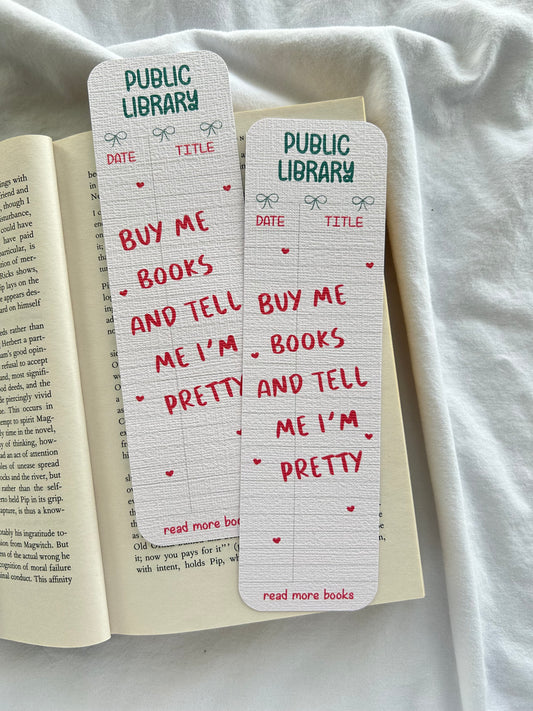 Public Library and Tell me i'm Pretty Bookmark