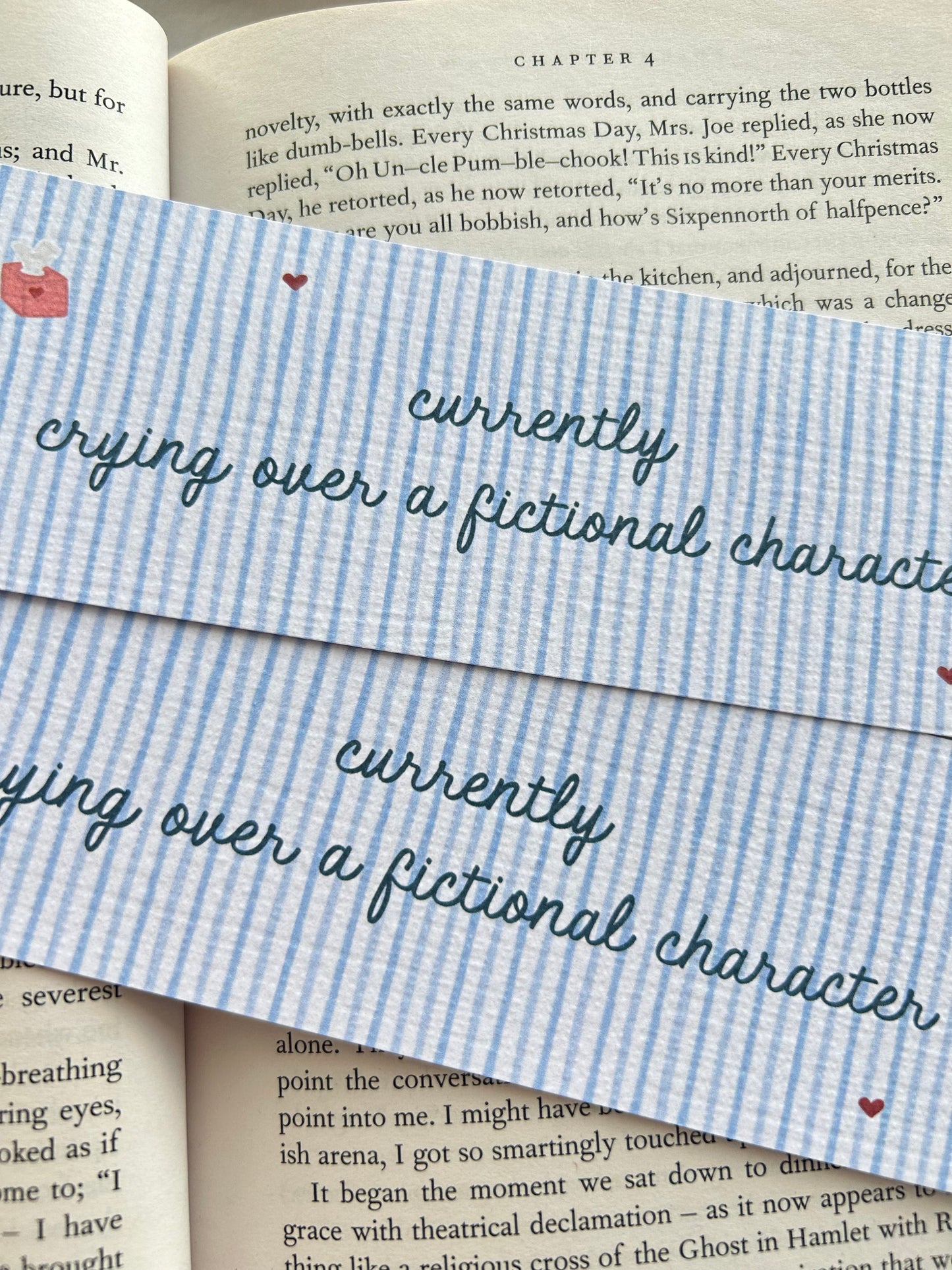 Crying Over A Fictional Character Bookmark