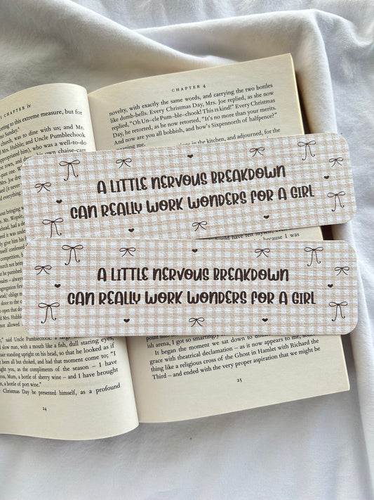 A Mental Breakdown Bookmark