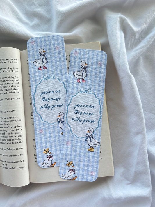 You're on This Page Silly Goose Bookmark
